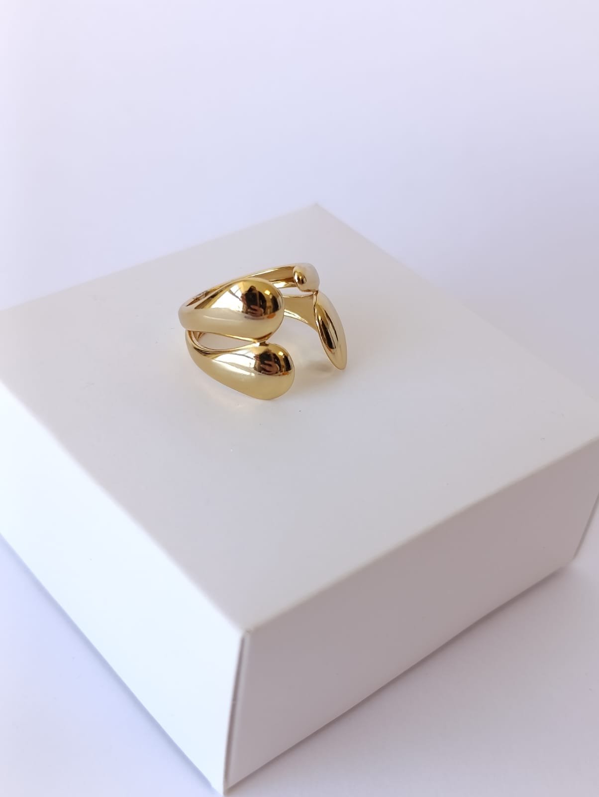 ANEL AÇO INOX DOURADO