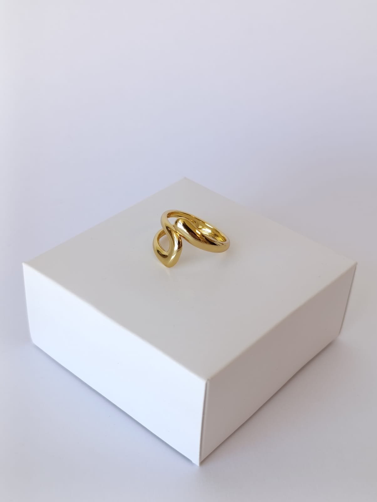 Anel de Aço Inox Dourado