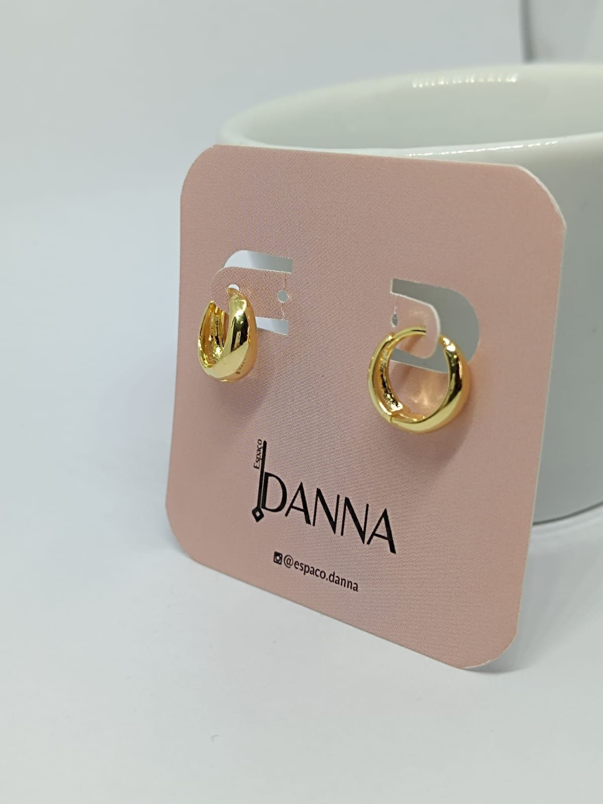 BRINCO ARGOLA LISA 1CM