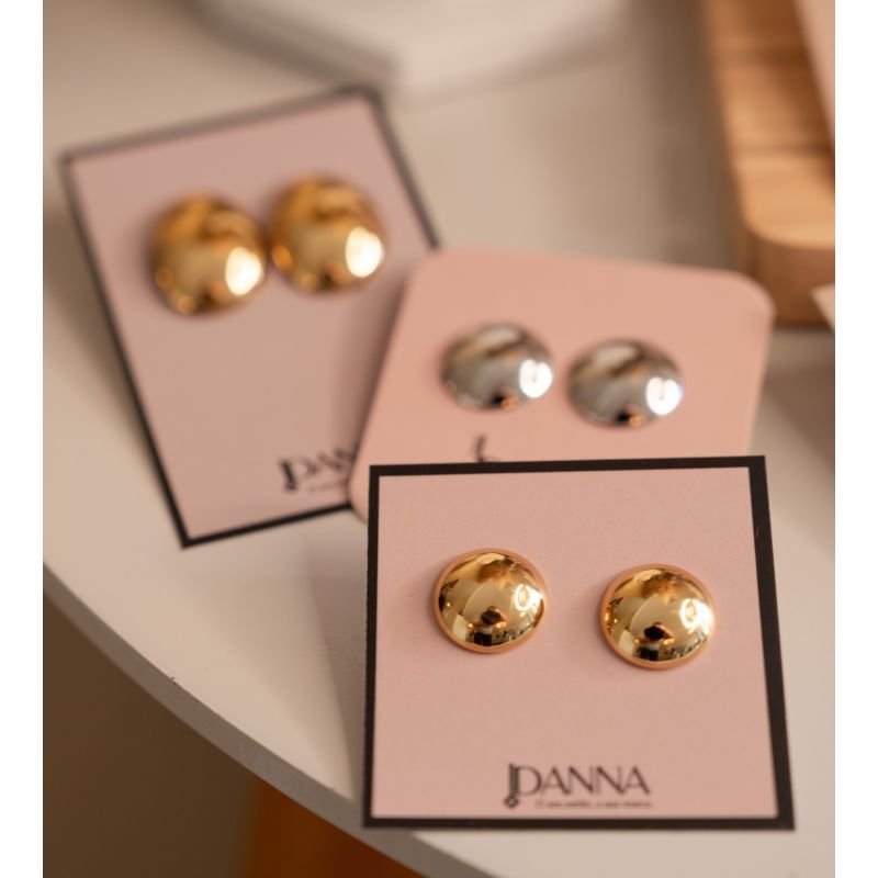 BRINCO BOTÃO - AÇO 316L