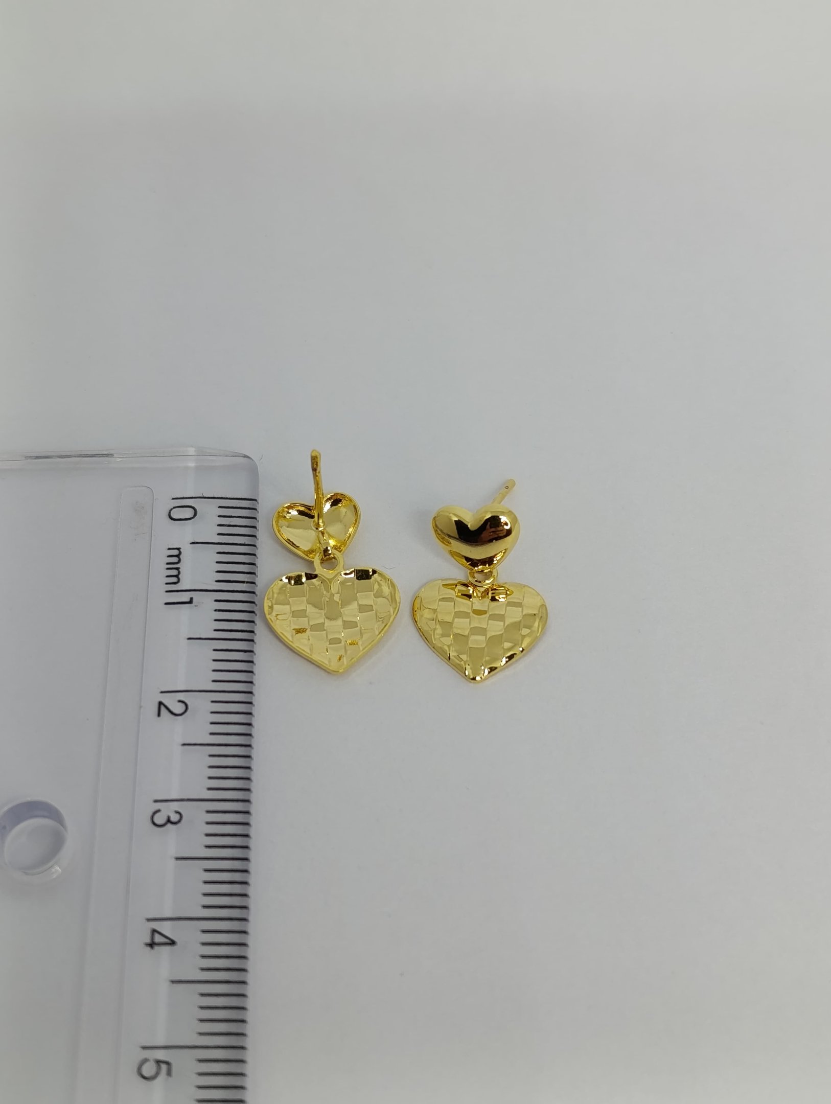 BRINCO DUPLO DE CORAÇÃO