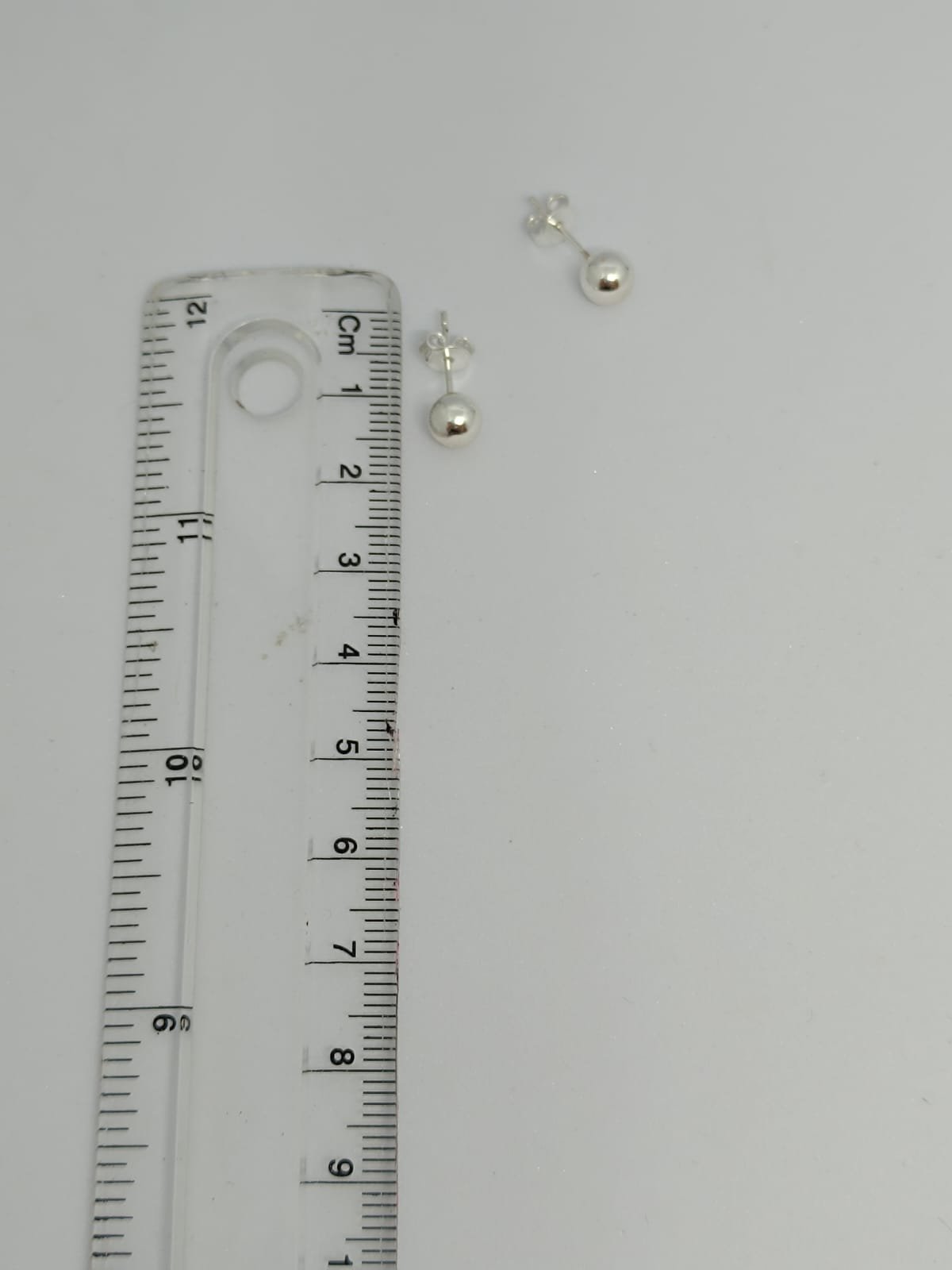 BRINCO ESFERA PP - Folheado a Prata