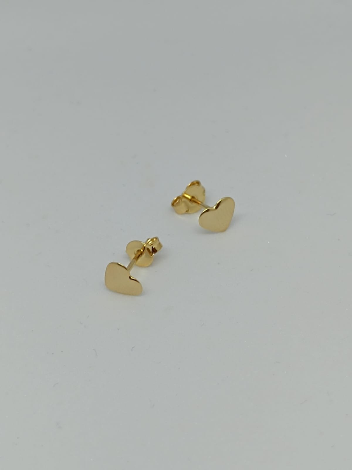 BRINCO FOLHEADO A OURO - CORAÇÃO