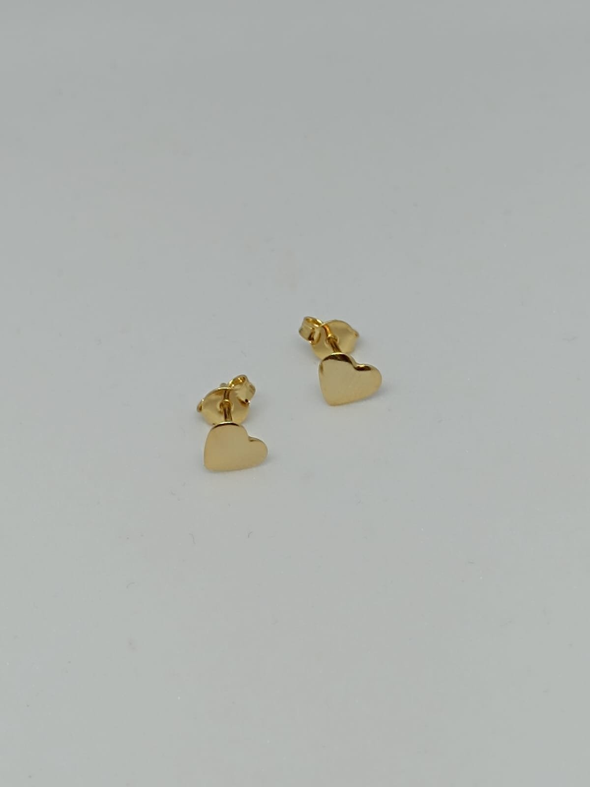 BRINCO FOLHEADO A OURO - CORAÇÃO