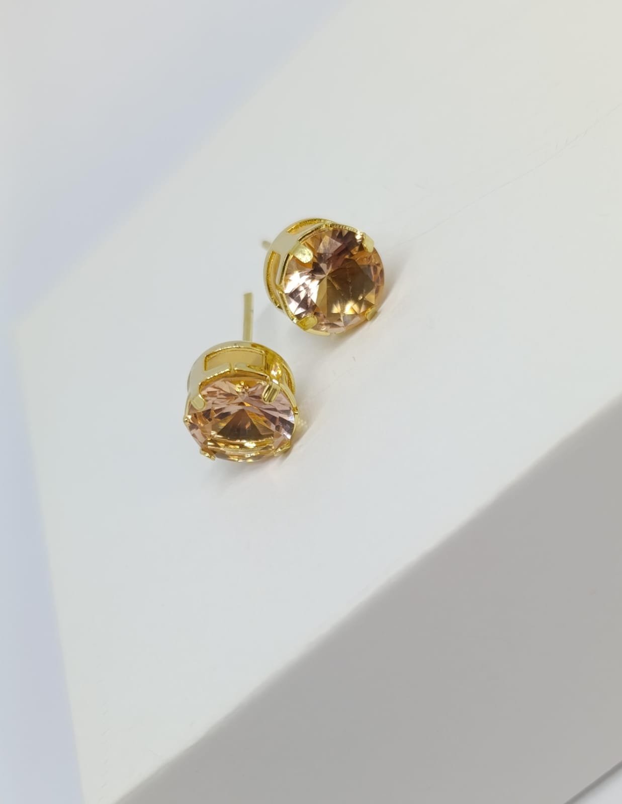 BRINCO ZIRCONIA COLORIDA -1cm