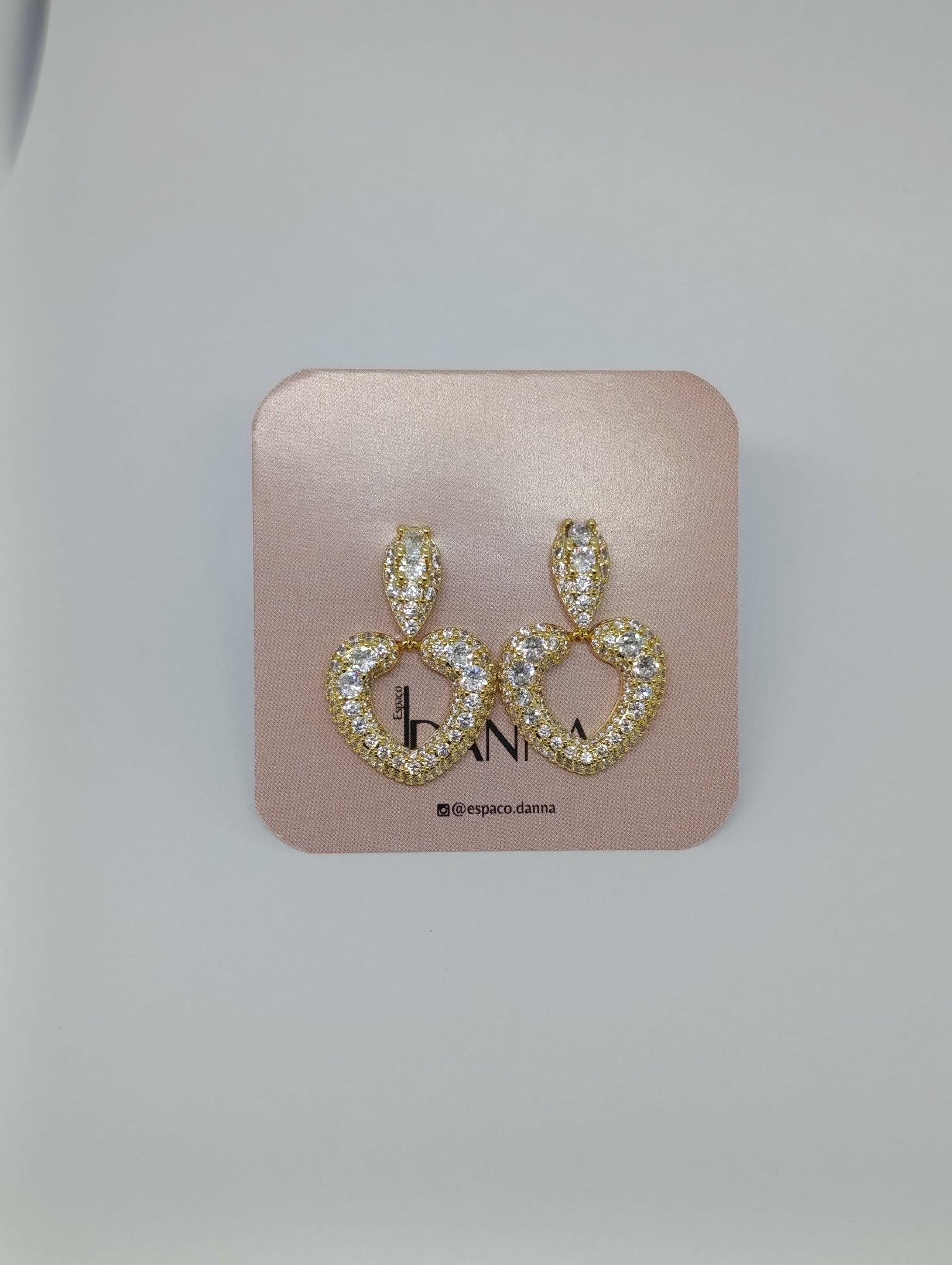 BRINCO ZIRCONIA CORAÇÃO