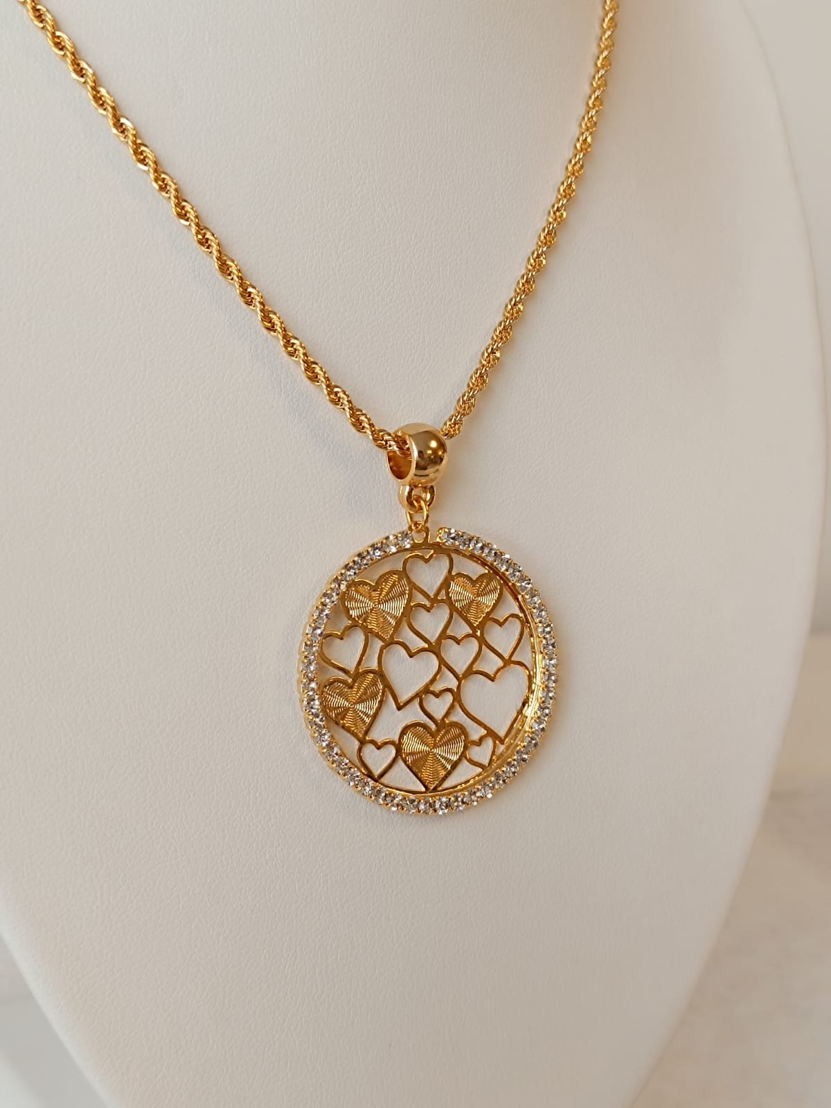 COLAR CORDÃO BAIANO COM PINGENTE