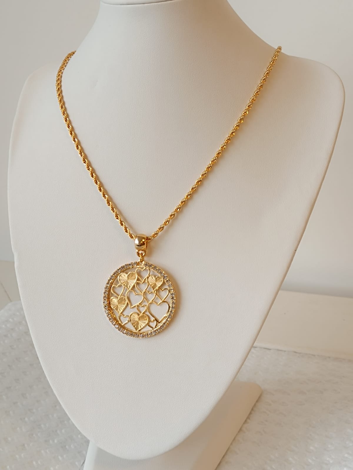 COLAR CORDÃO BAIANO COM PINGENTE