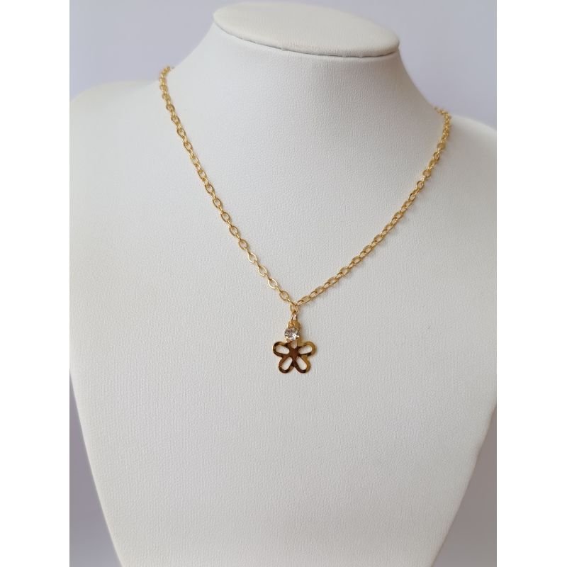 COLAR CORRENTE INFANTIL FLOR