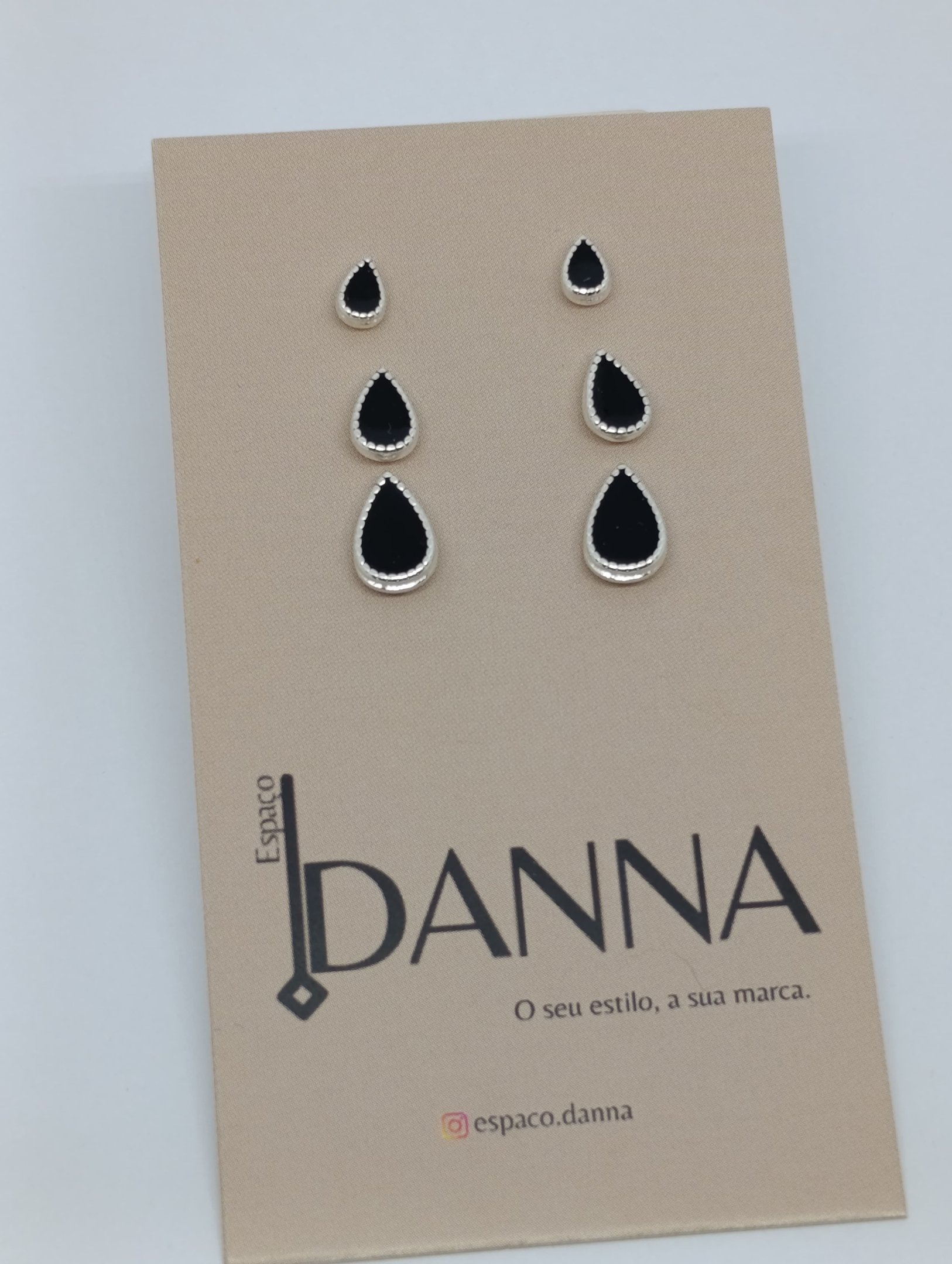 TRIO DE BRINCOS GOTA COLORIDOS