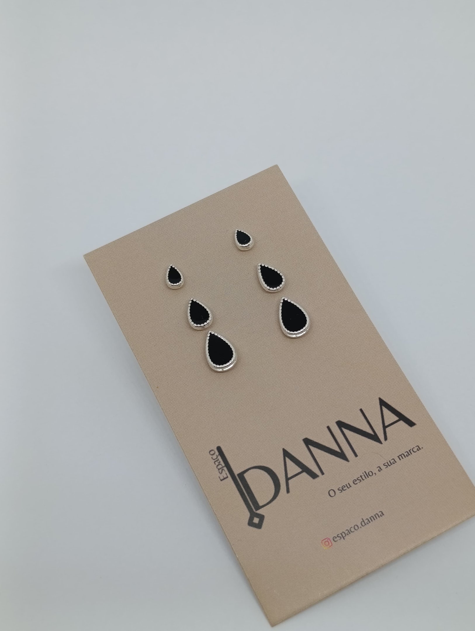 TRIO DE BRINCOS GOTA COLORIDOS